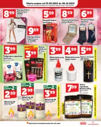 Gazetka promocyjna Topaz - Gazetka - Gazetka - ważna od 01.10 do 01.10.2025 - strona 31 - produkty: Top, Por, Karp, Rajstopy, Skarpetki, Baterie alkaliczne, Sport, Czekolada, Moda