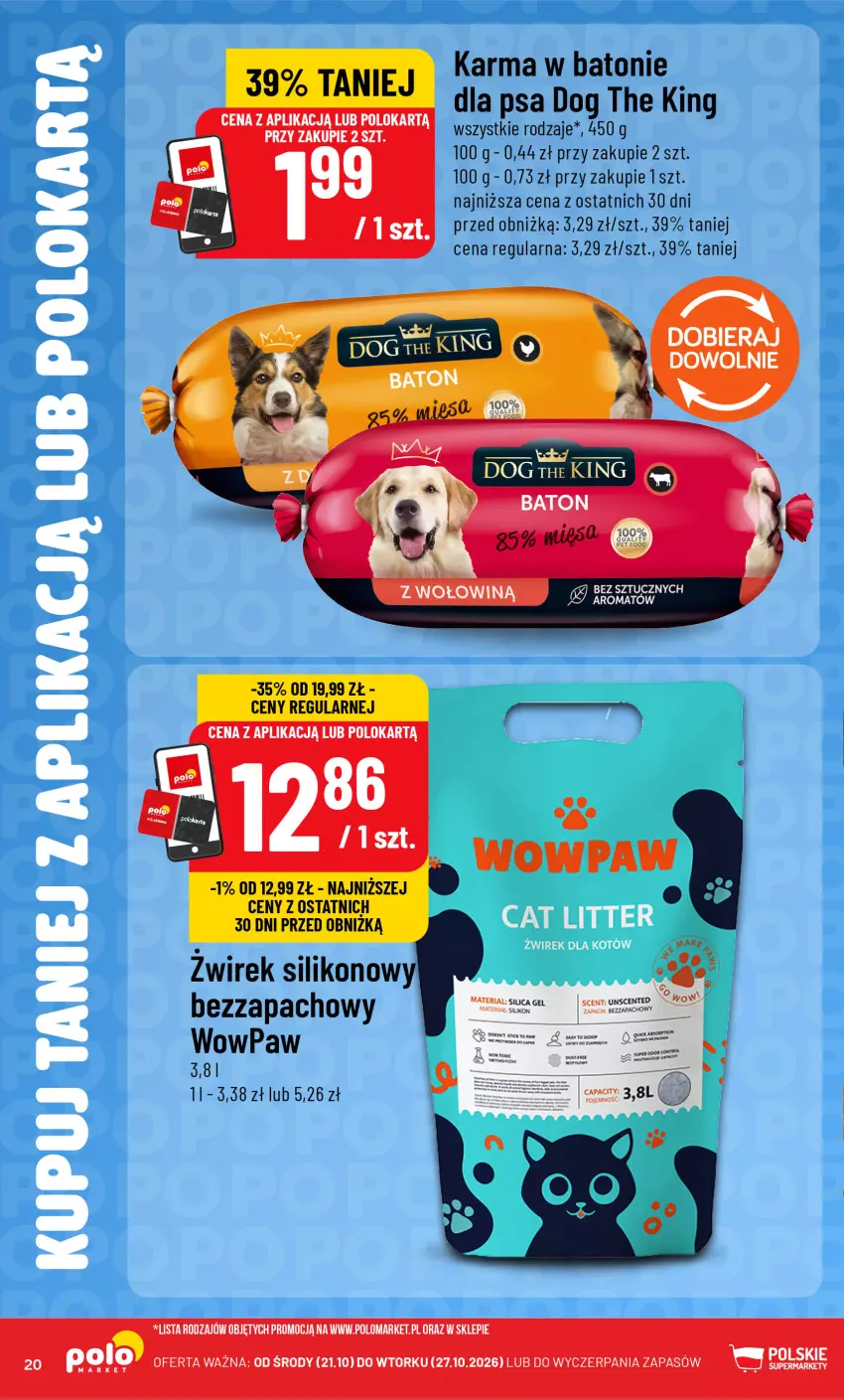 Gazetka promocyjna PoloMarket - Katalog Kupuj taniej z POLOappką - ważna 21.10 do 27.10.2026 - strona 20 - produkty: Baton
