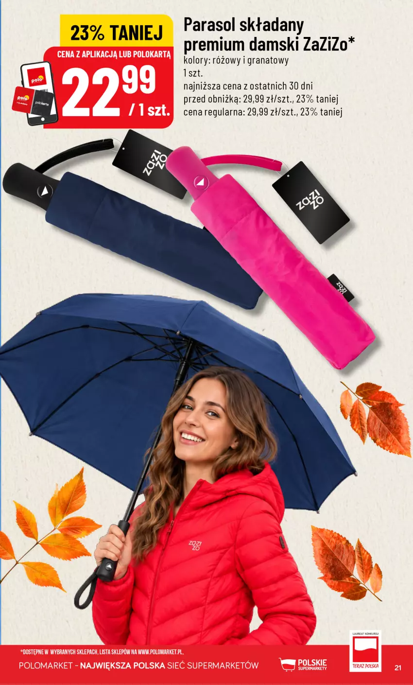 Gazetka promocyjna PoloMarket - Katalog Kupuj taniej z POLOappką - ważna 21.10 do 27.10.2026 - strona 21 - produkty: Gra, Granat, Parasol