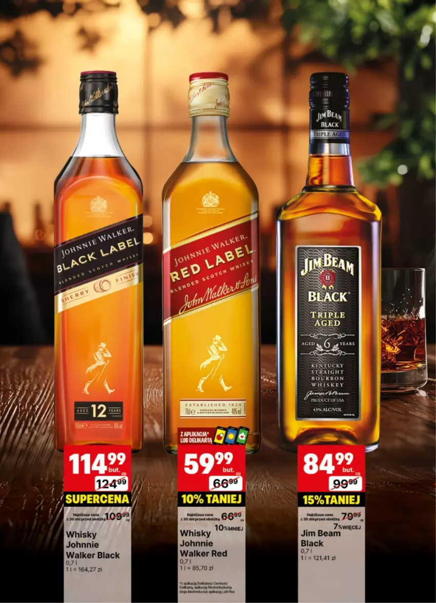 Gazetka promocyjna Delikatesy Centrum - DeliBarek DC20-DC21 - ważna 12.05 do 25.05.2025 - strona 16 - produkty: Jim Beam, Johnnie Walker, Lack, Orka, Whiskey, Whisky
