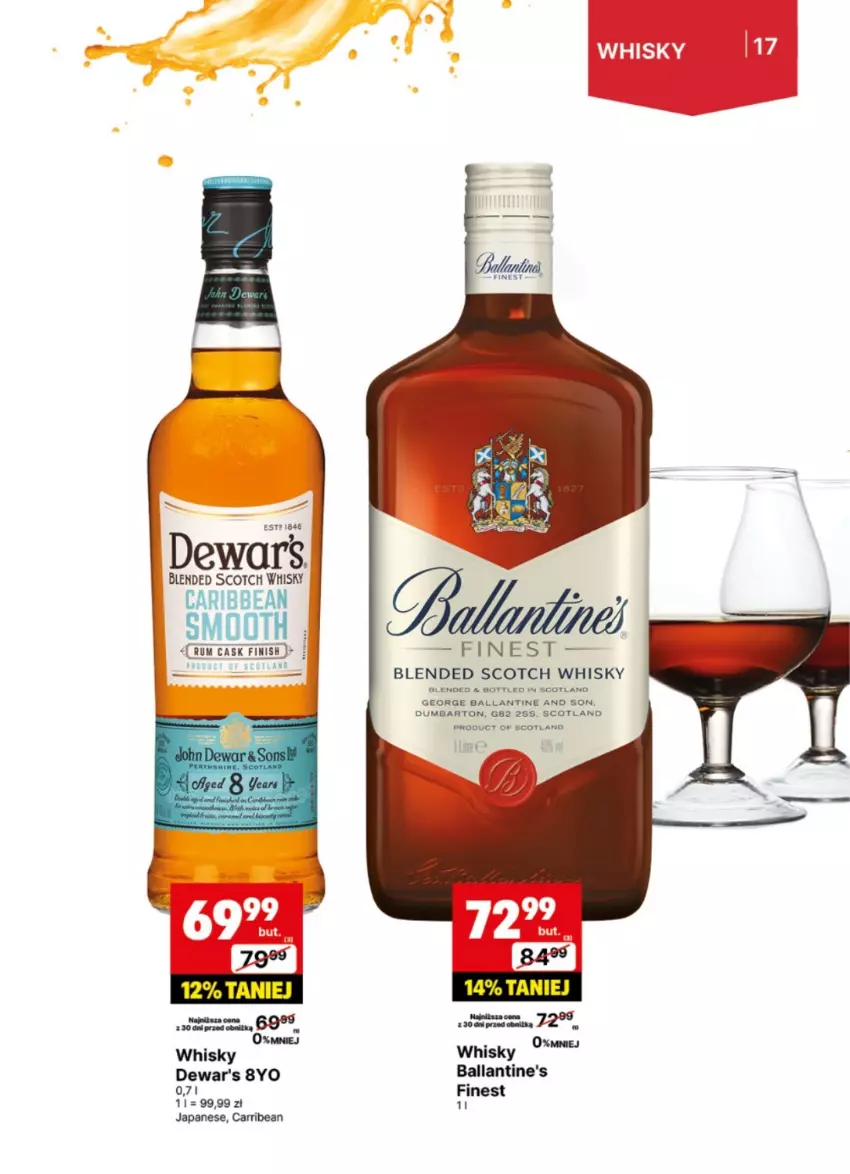 Gazetka promocyjna Delikatesy Centrum - DeliBarek DC20-DC21 - ważna 12.05 do 25.05.2025 - strona 17 - produkty: Ballantine's, Gala, Rum, Whisky