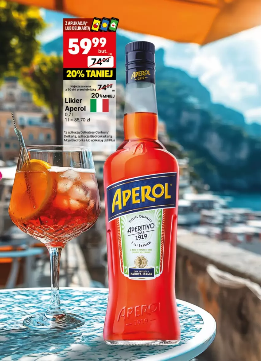 Gazetka promocyjna Delikatesy Centrum - DeliBarek DC20-DC21 - ważna 12.05 do 25.05.2025 - strona 21 - produkty: Aperol, Likier, Rum