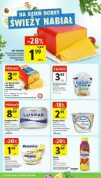 Gazetka promocyjna Intermarche - Gazetka - ważna od 22.04 do 22.04.2025 - strona 21 - produkty: Serek wiejski, Serek puszysty, Maasdam, Ser, Danone, Serek, Edam, Danio, Lurpak, Almette