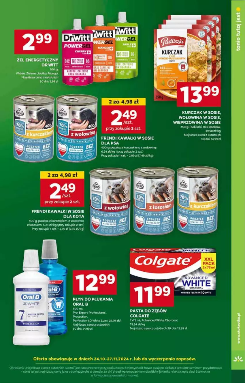 Gazetka promocyjna Stokrotka - Supermarket - ważna 07.11 do 13.11.2024 - strona 37 - produkty: Colgate, Kawa, Kurczak, LG, Oral B, Płyn do płukania, Pudliszki, Sos, Wieprzowina, Wołowina