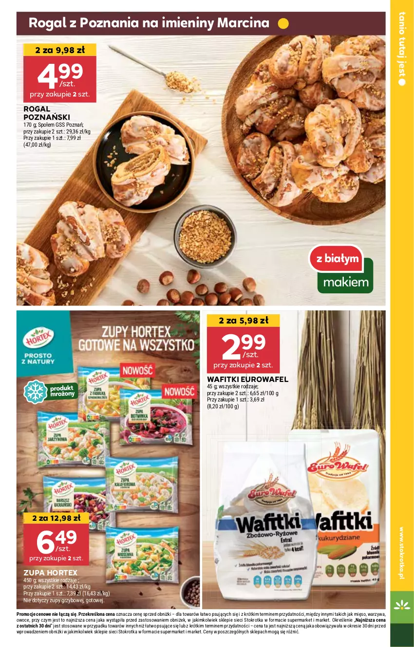 Gazetka promocyjna Stokrotka - Supermarket - ważna 07.11 do 13.11.2024 - strona 7 - produkty: Hortex, Owoce, Rogal, Warzywa, Zupa