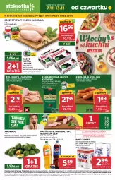 Gazetka promocyjna Stokrotka - Supermarket - Gazetka - ważna od 13.11 do 13.11.2024 - strona 1 - produkty: Piwa, Piwo, Kurczak, Polędwica, Warzywa, Sos, Por, Gra, 7up, Filet z piersi kurczaka, Mirinda, Kawa mielona, Kawa, Jacobs Krönung, Pepsi, Owoce, Jacobs, Masło, Napój, Kiełbasa, Kiełbasa śląska