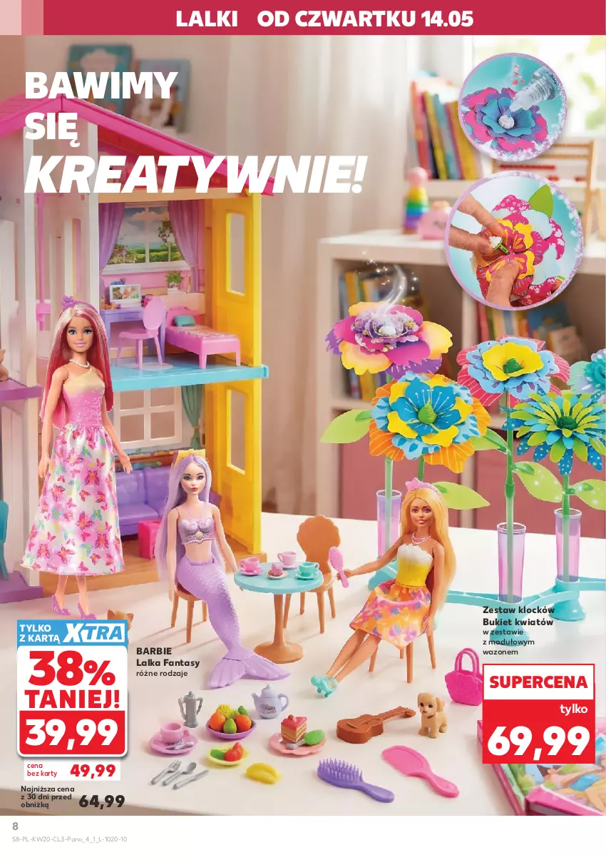 Gazetka promocyjna Kaufland - Kaufland - ważna 14.05 do 02.06.2026 - strona 8 - produkty: Barbie, Bukiet, Fa, Fanta, Lalka, Wazon