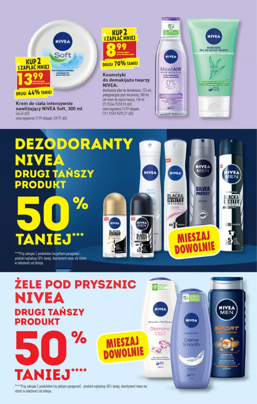 Gazetka promocyjna Biedronka - W tym tygodniu - ważna 21.02 do 26.02.2022 - strona 55 - produkty: Dezodorant, Krem do ciała, Lack, Makijaż, Nivea, Płyn micelarny