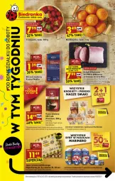 Gazetka promocyjna Biedronka - W tym tygodniu - Gazetka - ważna od 26.02 do 26.02.2022 - strona 1 - produkty: Pierogi, Gra, Krokiety, Jaja, Truskawki, Kawa mielona, Kawa, , Schab wieprzowy, Boczek