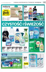 Gazetka promocyjna Drogerie Natura - Gazetka Drogerie Natura - Gazetka - ważna od 01.12 do 01.12.2021 - strona 17 - produkty: Płyn do prania, Domestos, Pralki, Frosch, Sól, Gin, Gra, Do mycia naczyń, Papier, Tablet, Kret, Perełki zapachowe, Płyn do mycia naczyń, Płyn do płukania, Ręcznik, Chusteczki, Płatki kosmetyczne, Calgon, Perwoll, Fairy, Płyn do mycia, Sanytol, Zmywarki, Sidolux, Tabletki do zmywarki, Lenor, LG, Fa