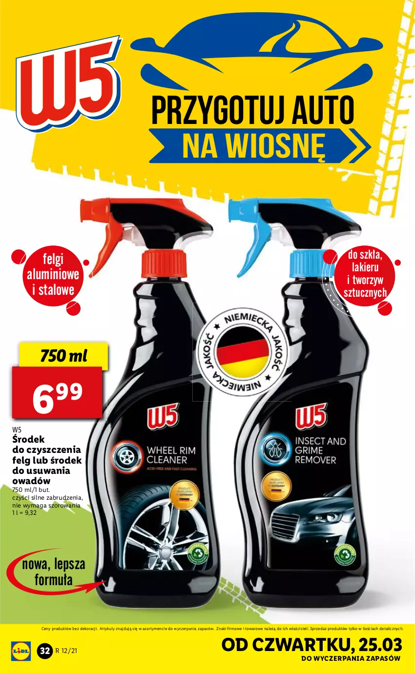 Gazetka promocyjna Lidl - GAZETKA - ważna 22.03 do 28.03.2021 - strona 32 - produkty: Felgi aluminiowe, Lakier, LG