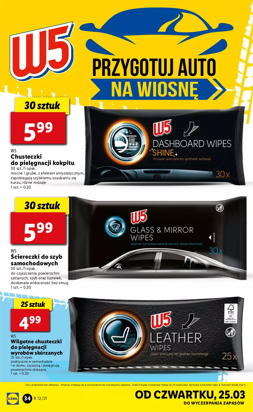 Gazetka promocyjna Lidl - GAZETKA - ważna 22.03 do 28.03.2021 - strona 34 - produkty: Chusteczki, LG