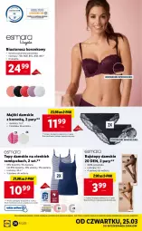 Gazetka promocyjna Lidl - GAZETKA - Gazetka - ważna od 28.03 do 28.03.2021 - strona 26 - produkty: Top, Sok, Majtki, Biustonosz, Rajstopy