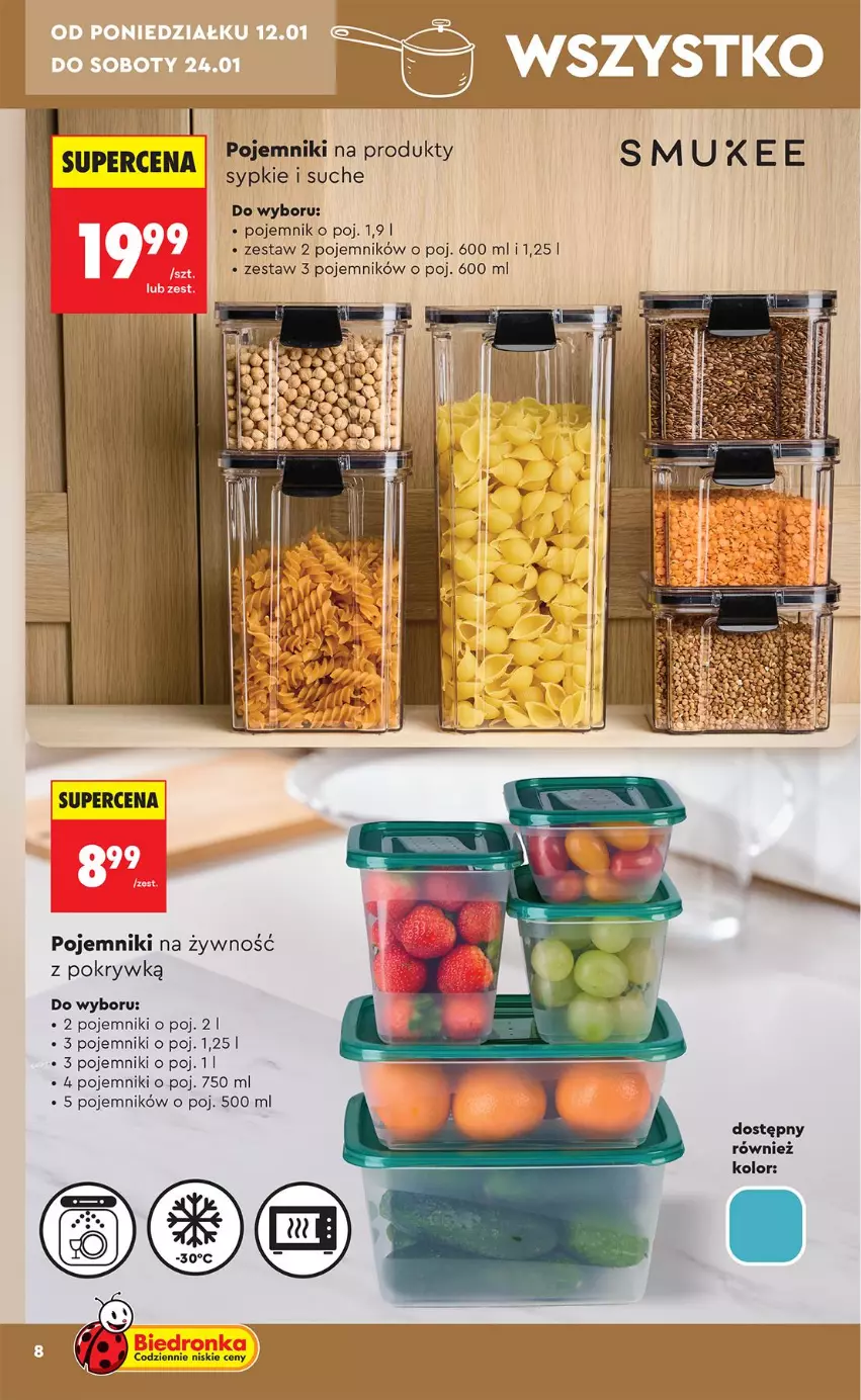 Gazetka promocyjna Biedronka - Okazje Tygodnia - ważna 10.01 do 24.01.2026 - strona 10 - produkty: Pojemnik
