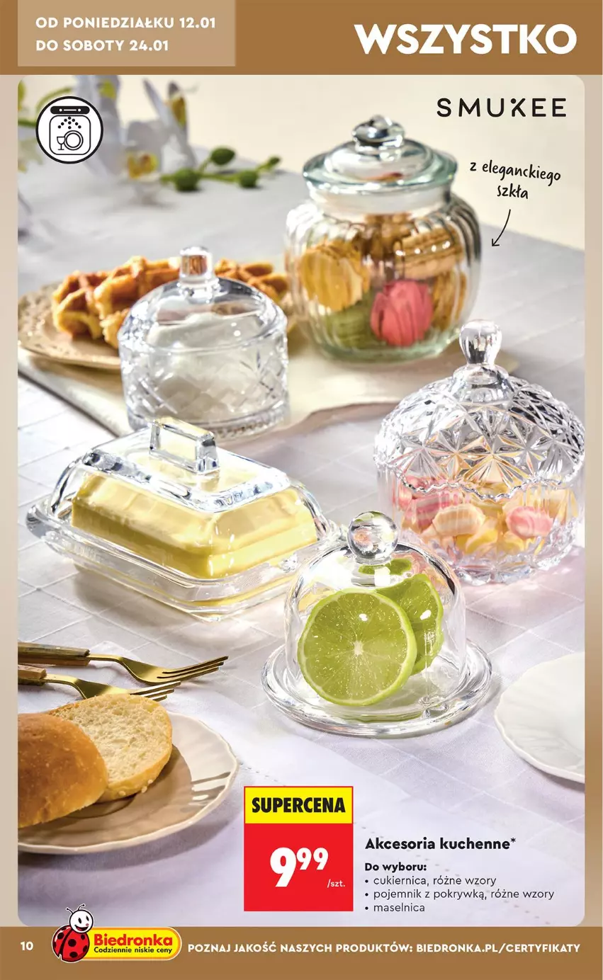 Gazetka promocyjna Biedronka - Okazje Tygodnia - ważna 10.01 do 24.01.2026 - strona 12 - produkty: Cukier, Pojemnik, Pojemnik z pokrywką
