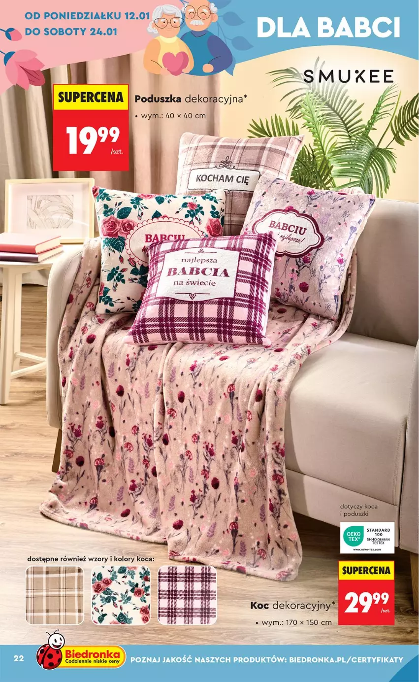 Gazetka promocyjna Biedronka - Okazje Tygodnia - ważna 10.01 do 24.01.2026 - strona 24 - produkty: Fa, Gra, Koc, Piwo