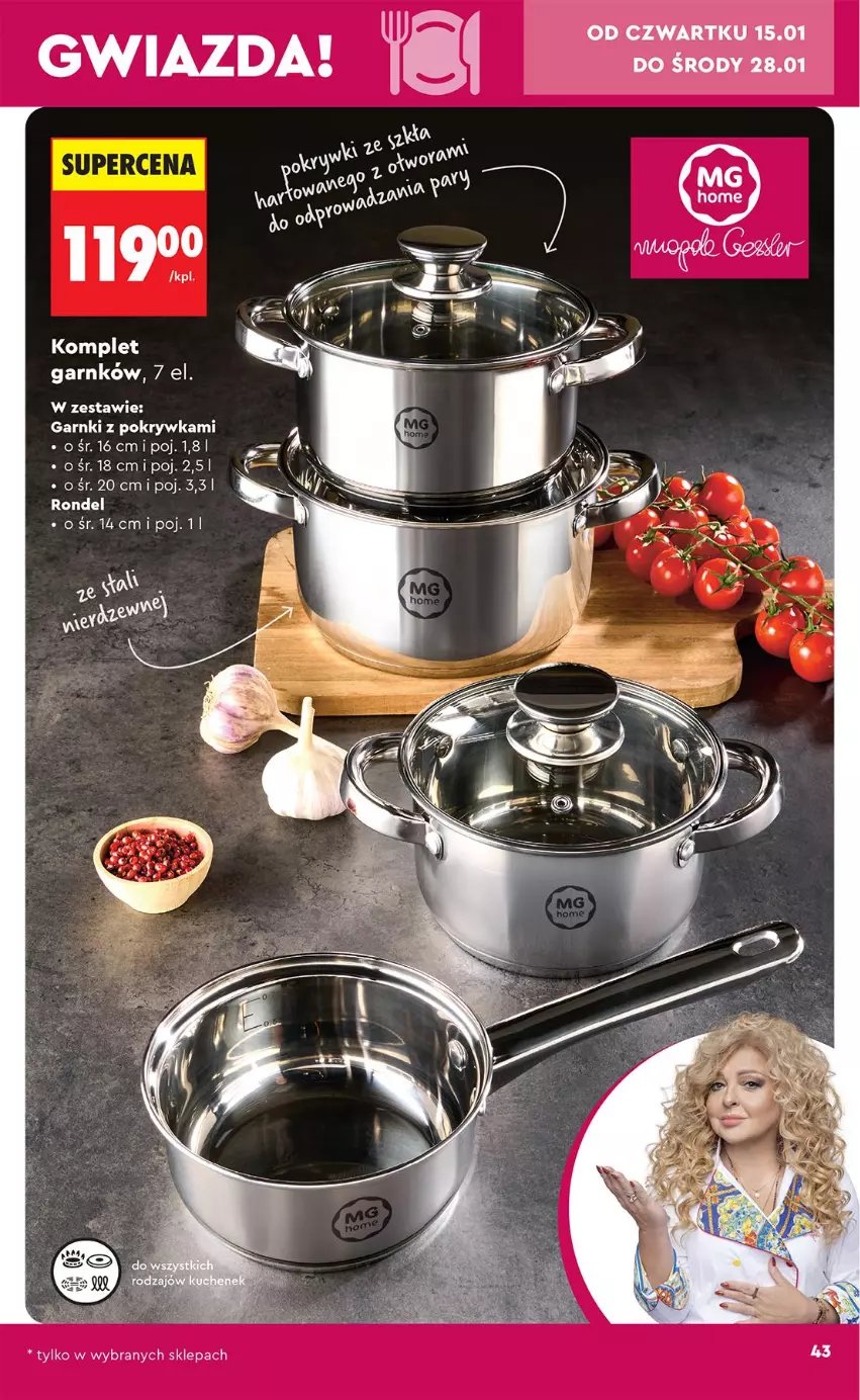 Gazetka promocyjna Biedronka - Okazje Tygodnia - ważna 10.01 do 24.01.2026 - strona 45 - produkty: Rondel