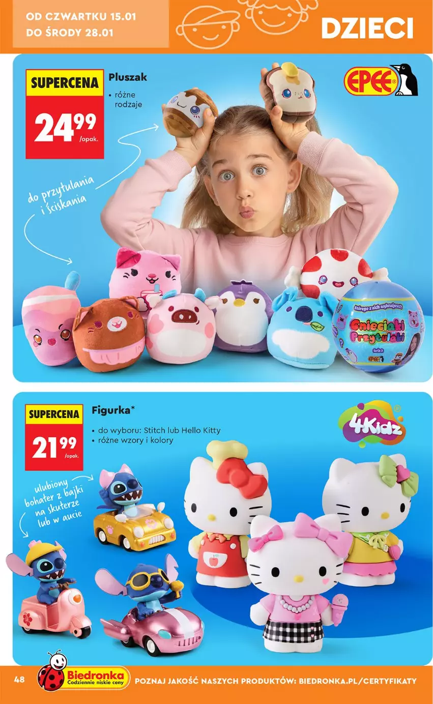 Gazetka promocyjna Biedronka - Okazje Tygodnia - ważna 10.01 do 24.01.2026 - strona 50 - produkty: Pluszak