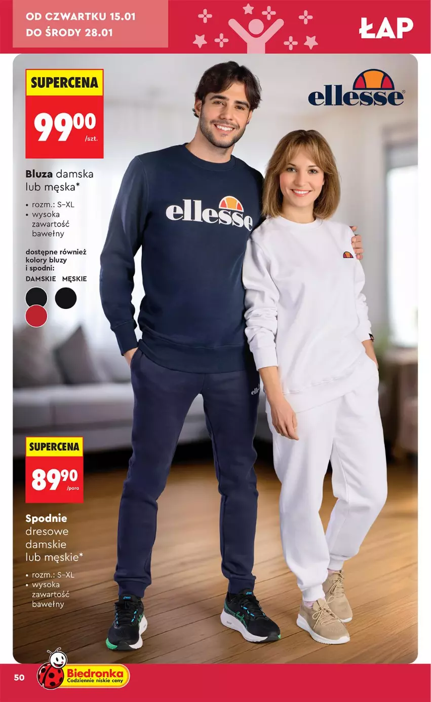 Gazetka promocyjna Biedronka - Okazje Tygodnia - ważna 10.01 do 24.01.2026 - strona 52 - produkty: Bluza