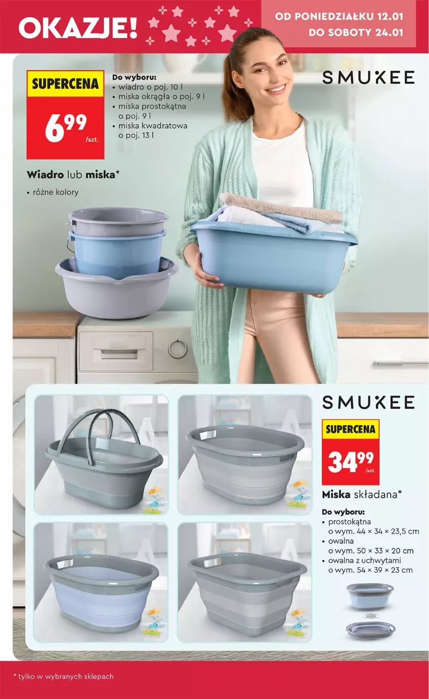 Gazetka promocyjna Biedronka - Okazje Tygodnia - ważna 10.01 do 24.01.2026 - strona 53 - produkty: Miska, Wiadro