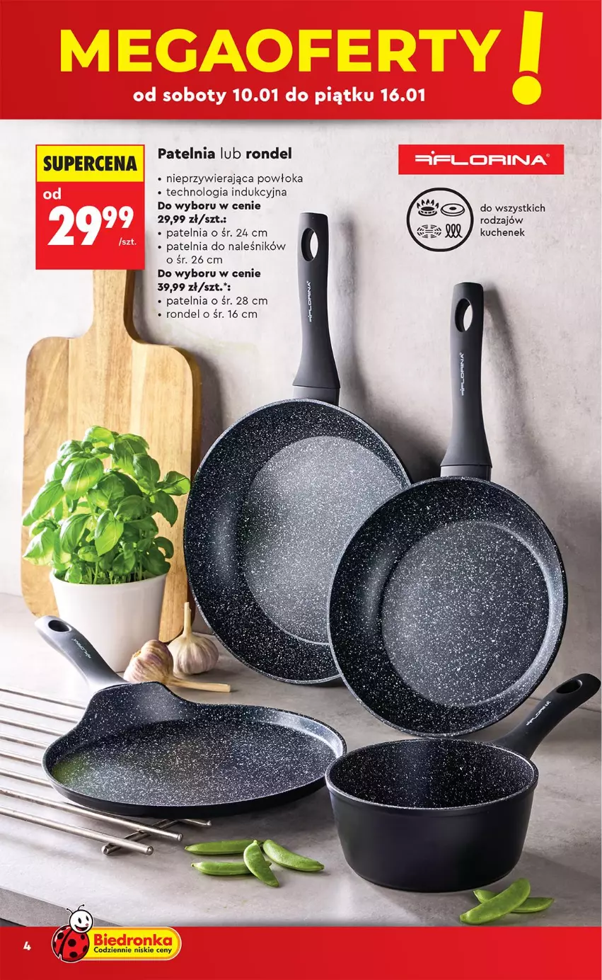 Gazetka promocyjna Biedronka - Okazje Tygodnia - ważna 10.01 do 24.01.2026 - strona 6 - produkty: Patelnia, Rondel