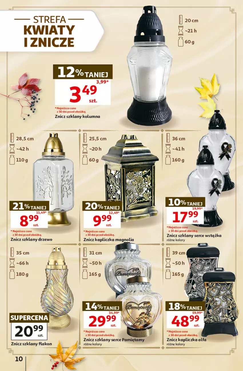 Gazetka promocyjna Auchan - 30 Lat Hipermarket - ważna 08.10 do 14.10.2026 - strona 10 - produkty: Fa, Mięta, Ser, Wstążka, Znicz
