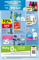 Gazetka promocyjna Auchan - 30 Lat Hipermarket - Gazetka - ważna od 14.10 do 14.10.2026 - strona 38 - produkty: Brita Maxtra, Odkurzacz, Top, Pur, Gra, Przewód, Brit, Czajnik, Kosz, Odkurzacz bezprzewodowy, Aquaphor, Szynka, Tefal, Wkład filtrujący, Zelmer, Brita, Mango, Liczi, Fa