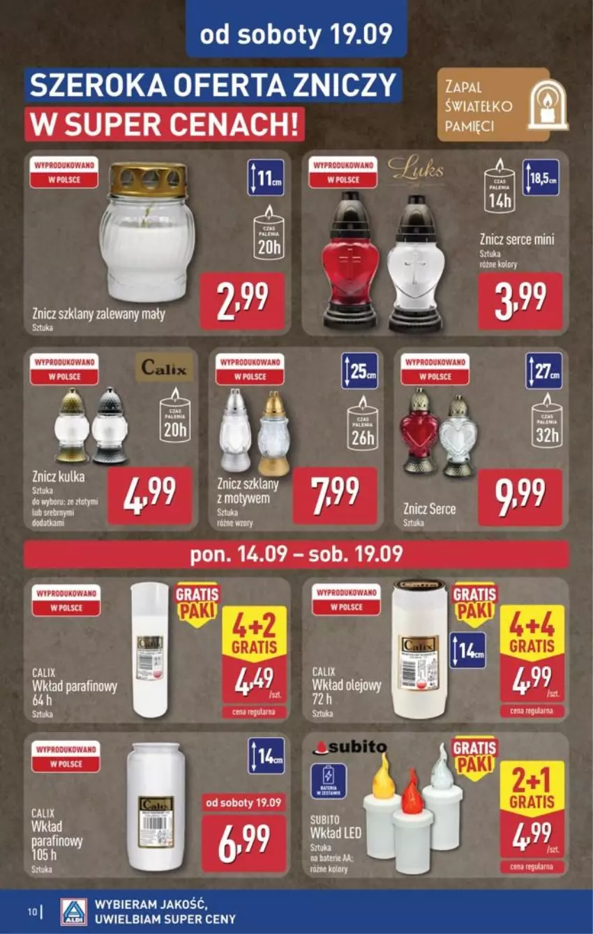 Gazetka promocyjna Aldi - Przygotuj się na kolejny tydzień! - ważna 16.09 do 19.09.2026 - strona 10 - produkty: Fa, Gra, Ser