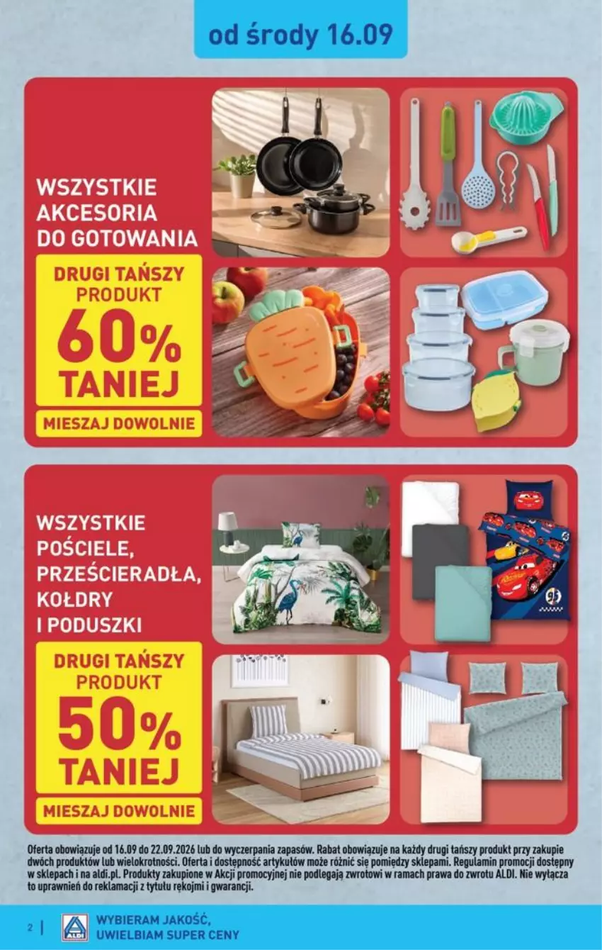 Gazetka promocyjna Aldi - Przygotuj się na kolejny tydzień! - ważna 16.09 do 19.09.2026 - strona 2 - produkty: Rama
