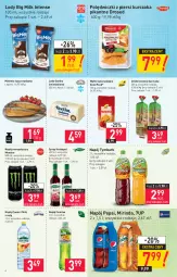 Gazetka promocyjna Stokrotka - Market - Gazetka - ważna od 23.06 do 23.06.2021 - strona 4 - produkty: Kurczak, 7up, Napój energetyczny, Big Milk, Mirinda, Tusz, Wafle, Lody, Pepsi, Chleb tostowy, Tymbark, Syrop, Dan Cake, Chleb, Napój, Herbapol