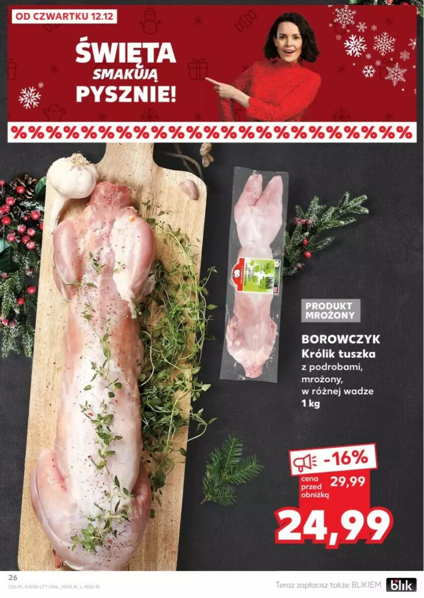 Gazetka promocyjna Kaufland - ważna 12.12 do 18.12.2024 - strona 20 - produkty: Królik, Tusz