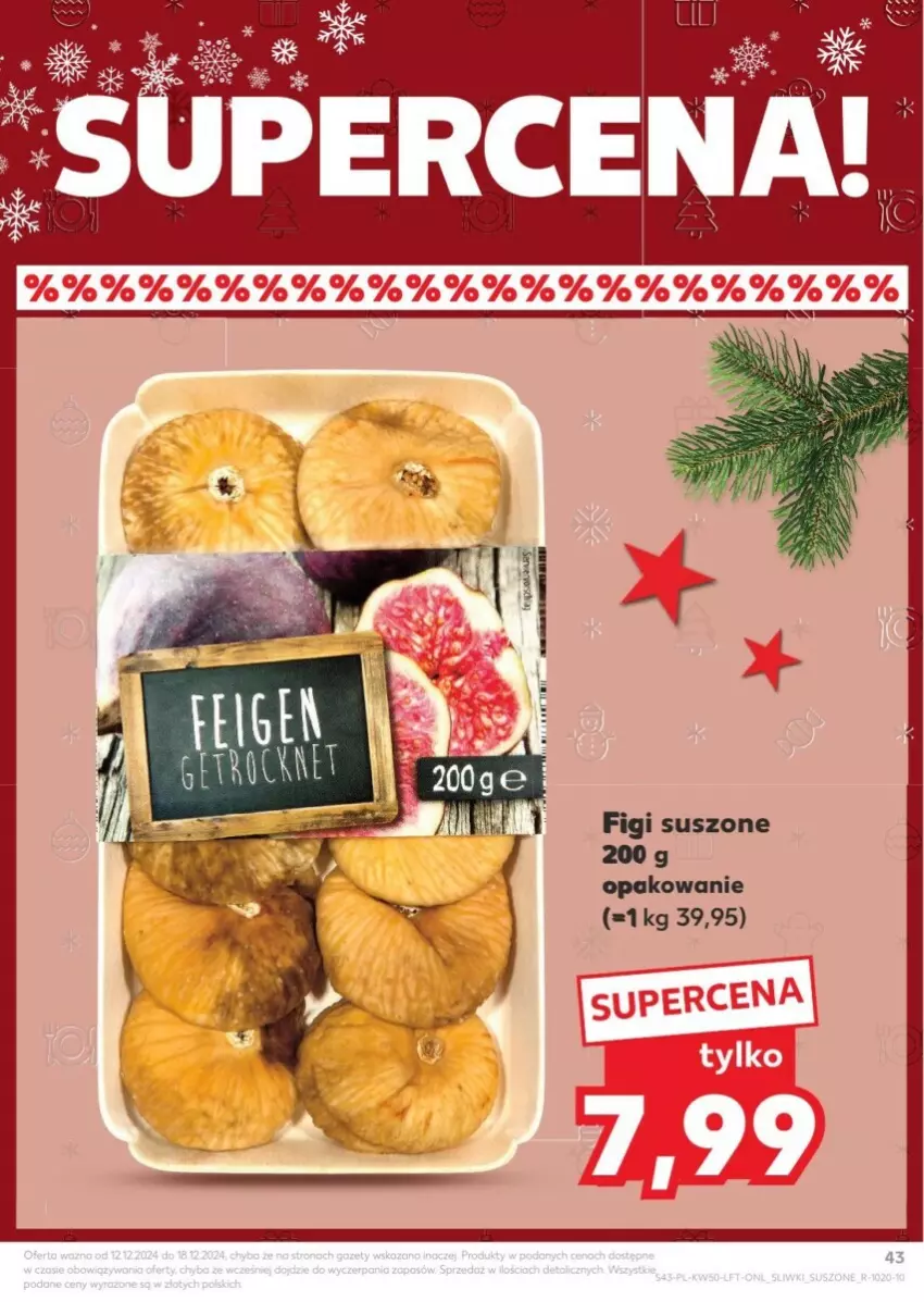 Gazetka promocyjna Kaufland - ważna 12.12 do 18.12.2024 - strona 39 - produkty: Figi