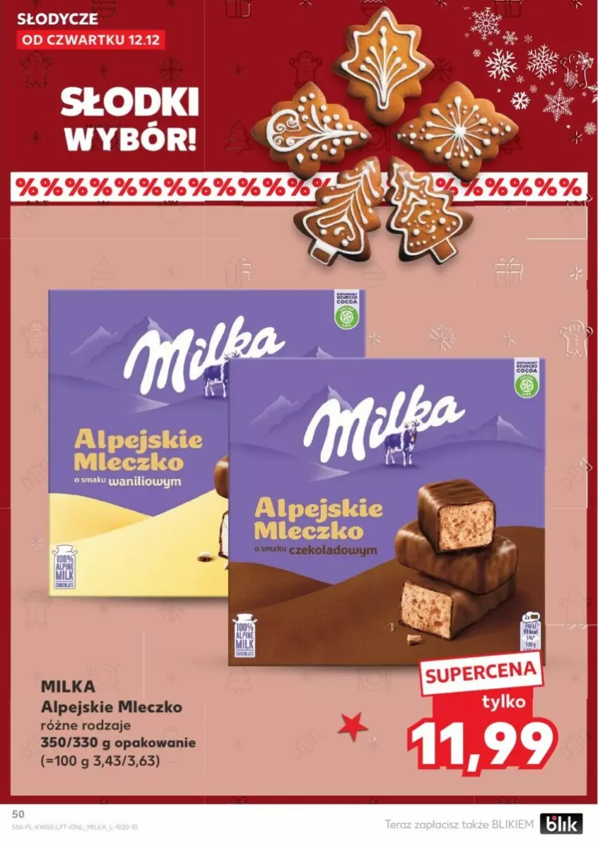 Gazetka promocyjna Kaufland - ważna 12.12 do 18.12.2024 - strona 47 - produkty: Milka, Mleczko