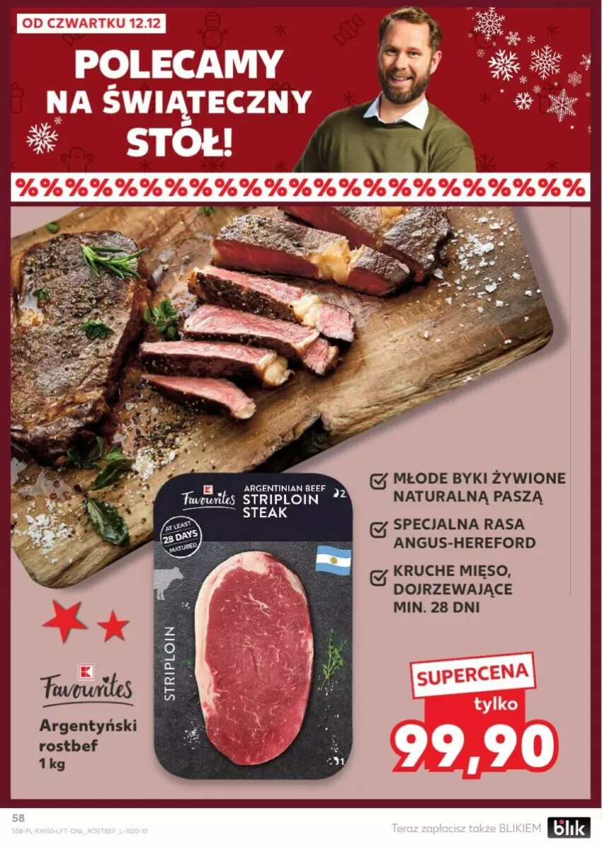 Gazetka promocyjna Kaufland - ważna 12.12 do 18.12.2024 - strona 55 - produkty: Mięso, Rostbef