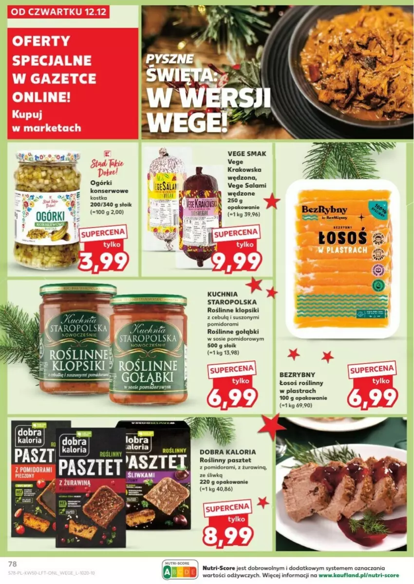 Gazetka promocyjna Kaufland - ważna 12.12 do 18.12.2024 - strona 77 - produkty: Klopsiki, Kuchnia, Kuchnia Staropolska, Pasztet, Salami, Ser, Sos