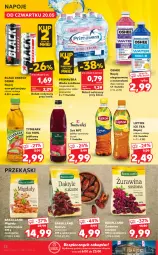 Gazetka promocyjna Kaufland - OFERTA TYGODNIA - Gazetka - ważna od 26.05 do 26.05.2021 - strona 22 - produkty: Piec, Sok, Migdały, Ice tea, Primavera, Daktyle, Napoje, Tera, Lack, LANA, Lipton, Prima, Tymbark, Oshee, Napój niegazowany, Woda, Napój, Bakalland