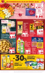 Gazetka promocyjna Kaufland - OFERTA TYGODNIA - Gazetka - ważna od 26.05 do 26.05.2021 - strona 56 - produkty: Kurczak, Kawa rozpuszczalna, Sok, Pur, Gra, Do mycia naczyń, Danone, Rama, Jogurt, Parówki, Dallmayr, Kawa, Ziemniaki, Płyn do mycia naczyń, Dr. Oetker, Pizza, Morliny, Bukiet, Płyn do mycia, Bomboniera, Waga, Berlinki, Milka, Hortex