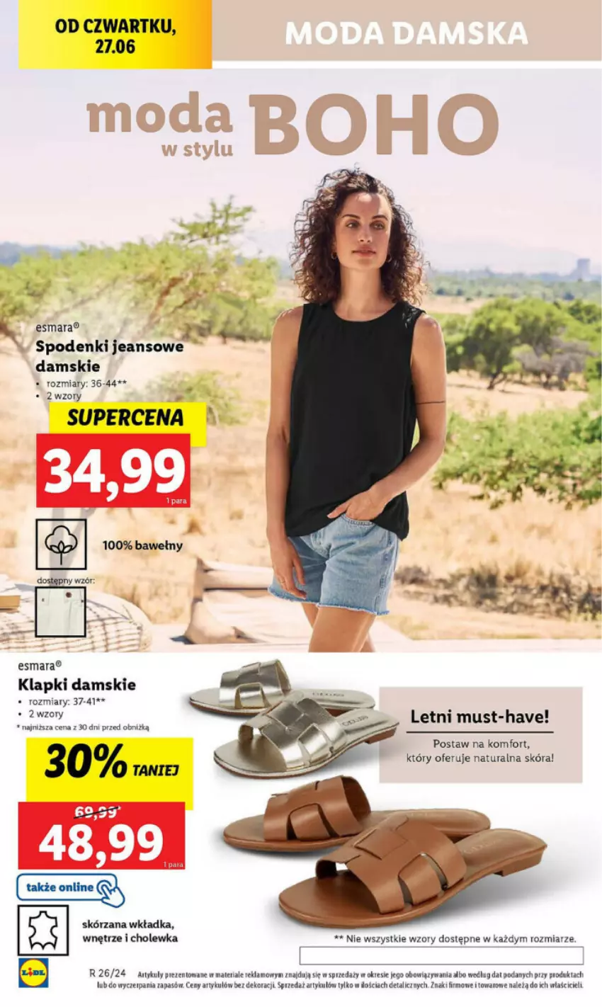 Gazetka promocyjna Lidl - ważna 24.06 do 30.06.2024 - strona 13 - produkty: Kije, Klapki, Mus