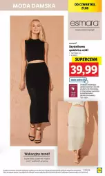 Gazetka promocyjna Lidl - Gazetka - ważna od 30.06 do 30.06.2024 - strona 14 - produkty: Spódnica, Moda