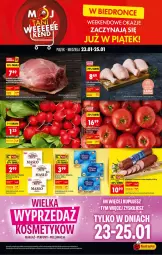 Gazetka promocyjna Biedronka - Tani Weekend - Gazetka - ważna od 24.01 do 24.01.2026 - strona 1 - produkty: Kurczak, Makijaż, Perfum, Masło, Kiełbasa, Fa