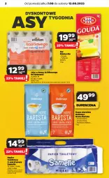 Gazetka promocyjna Netto - Artykuły spożywcze - Gazetka - ważna od 12.08 do 12.08.2023 - strona 2 - produkty: Ser, Papier, Kawa ziarnista, Jaja, Dallmayr, Kawa, Kosz, Mlekovita, Papier toaletowy, Gouda, Kokos, Mleko