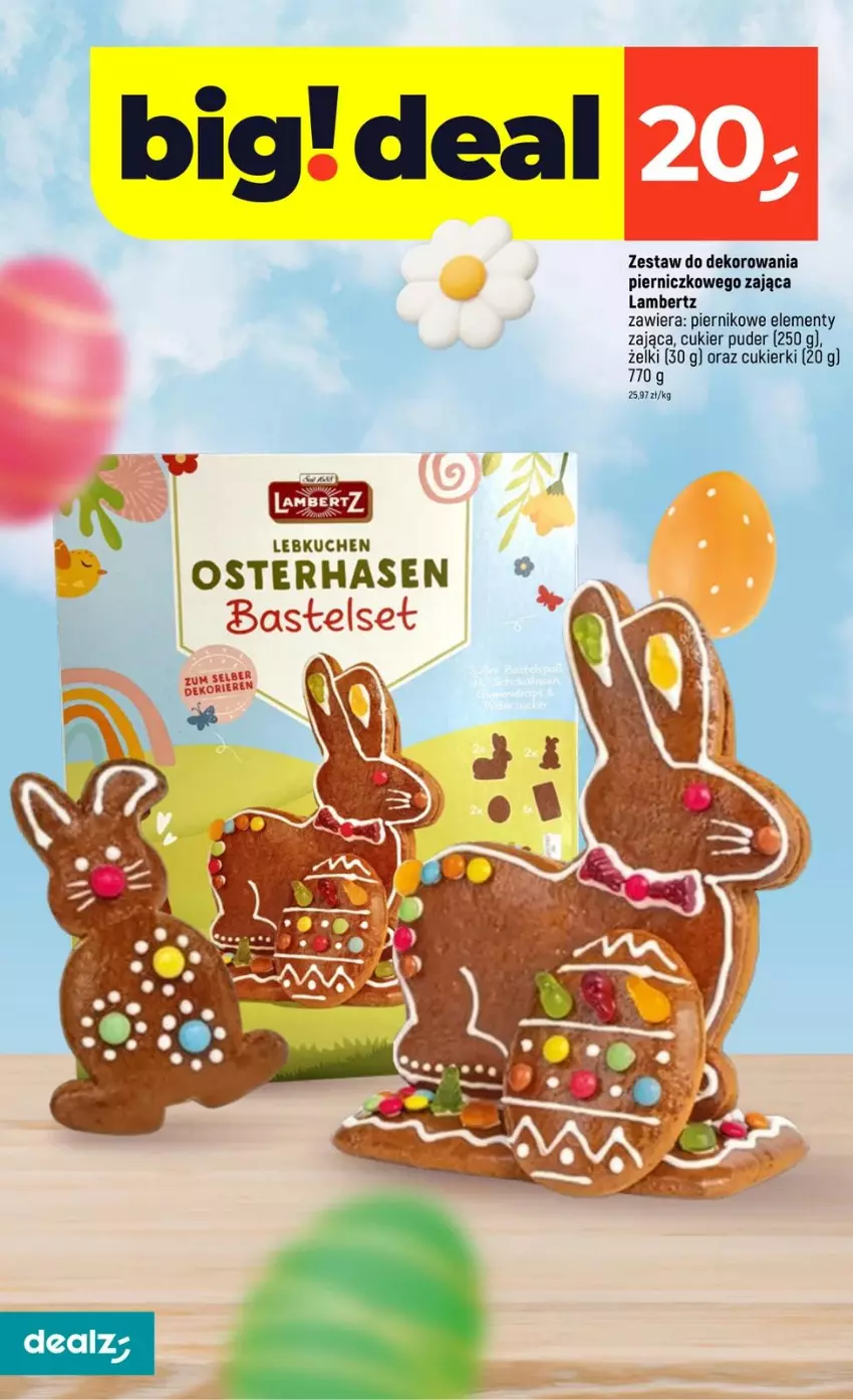 Gazetka promocyjna Dealz - KATALOG WIELKANOCNY - ważna 05.03 do 04.04.2026 - strona 20 - produkty: Cukier, Cukier puder, Cukierki, Piernik, Puder