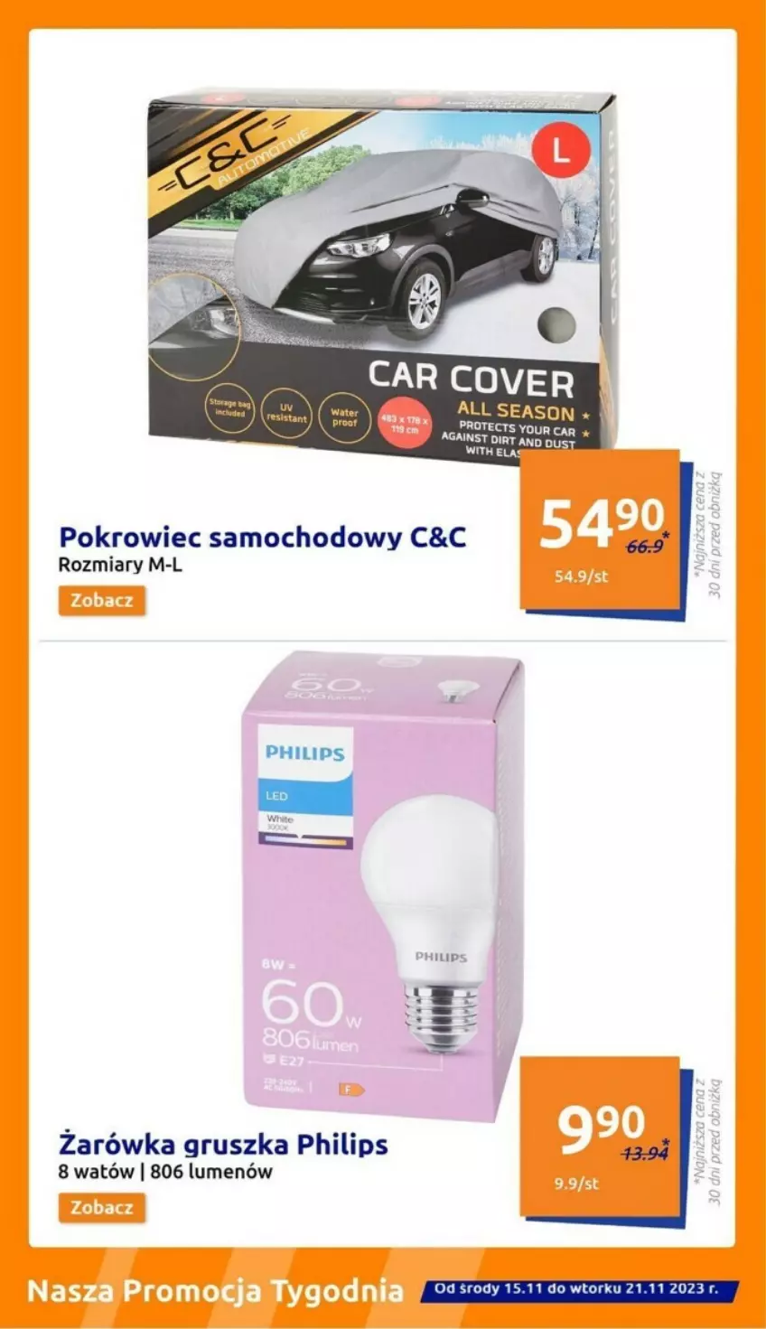 Gazetka promocyjna Action - ważna 15.11 do 21.11.2023 - strona 17 - produkty: Philips, Pokrowiec