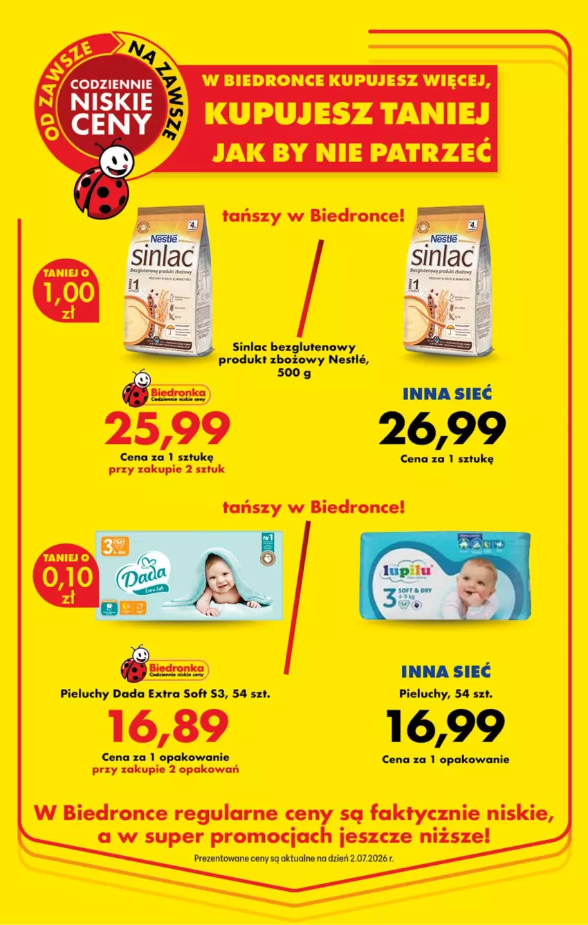 Gazetka promocyjna Biedronka - Niższe ceny regularne - ważna 01.07 do 31.07.2026 - strona 13 - produkty: Fa, Pieluchy