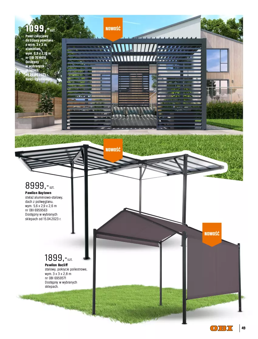 Gazetka promocyjna Obi - Gazetka OBI - ważna 24.05 do 01.09.2023 - strona 49 - produkty: Gra, Rama