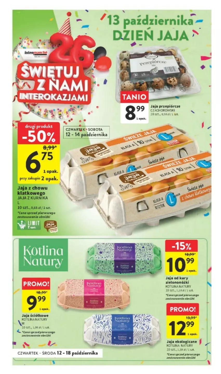 Gazetka promocyjna Intermarche - ważna 12.10 do 18.10.2023 - strona 24 - produkty: Jaja, Kotlin