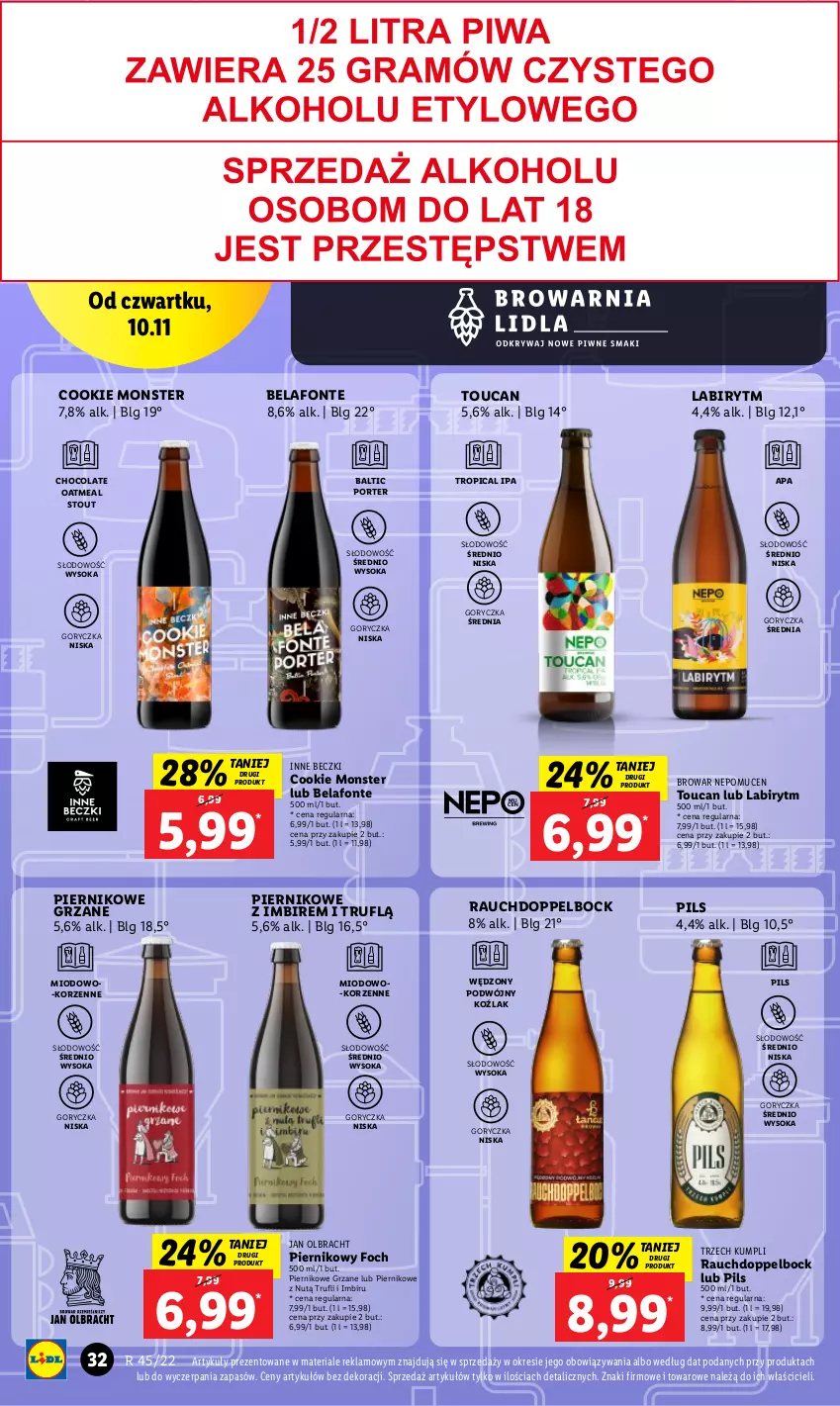 Gazetka promocyjna Lidl - GAZETKA - ważna 10.11 do 12.11.2022 - strona 34 - produkty: Imbir, LG, Piernik, Por, Sok, Tropical