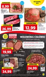 Gazetka promocyjna Lidl - GAZETKA - Gazetka - ważna od 12.11 do 12.11.2022 - strona 17 - produkty: Mięso wołowe, Mięso mielone, Gra, Szynka wieprzowa, Bulion, Lion, Szynka, Burger, Morliny, Wołowina, Olej, Mięso