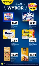 Gazetka promocyjna Lidl - GAZETKA - Gazetka - ważna od 12.11 do 12.11.2022 - strona 8 - produkty: Ser, Danone, Bell, Kawa mielona, Kawa, Mlekovita, Serek, Pilos, Danio, Lavazza, Bella, Masło, Mleko