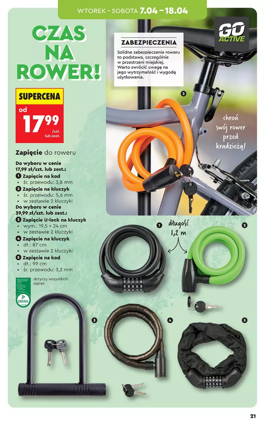 Gazetka promocyjna Biedronka - Okazje Tygodnia - ważna 07.04 do 18.04.2026 - strona 21 - produkty: Piec, Rower